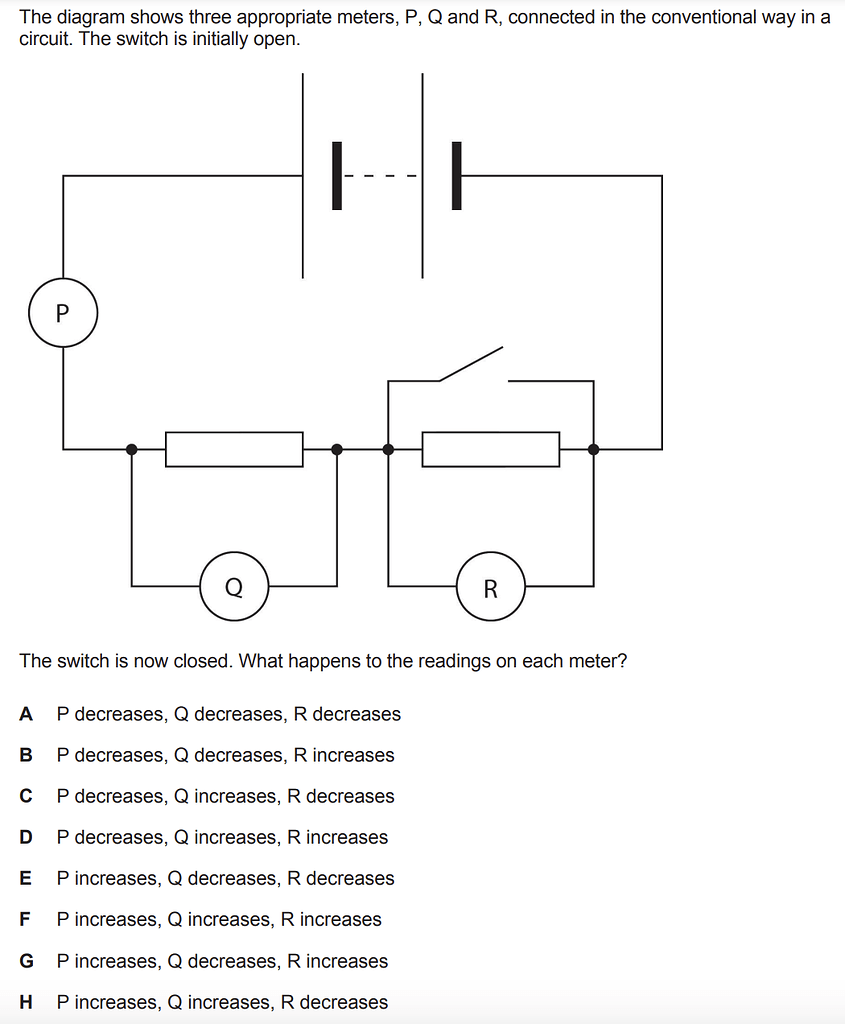Physics circuit diagram - Practice Question Solving - EnterMedSchool - Future Doctors Forums